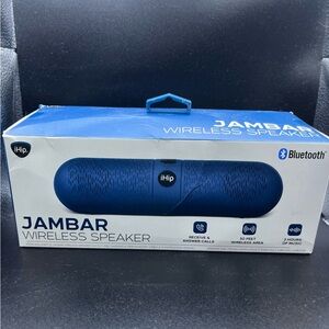 New IHip Jambar Bluetooth Speaker - Deep Blue